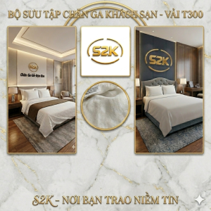 Alternative view of S2K - Bộ Chăn Ga Khách Sạn - Vải T300