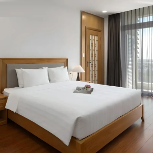 Bộ chăn ga gối khách sạn chất liệu cotton T200