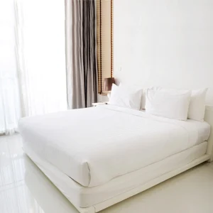 Bộ chăn ga gối khách sạn chất liệu cotton T300